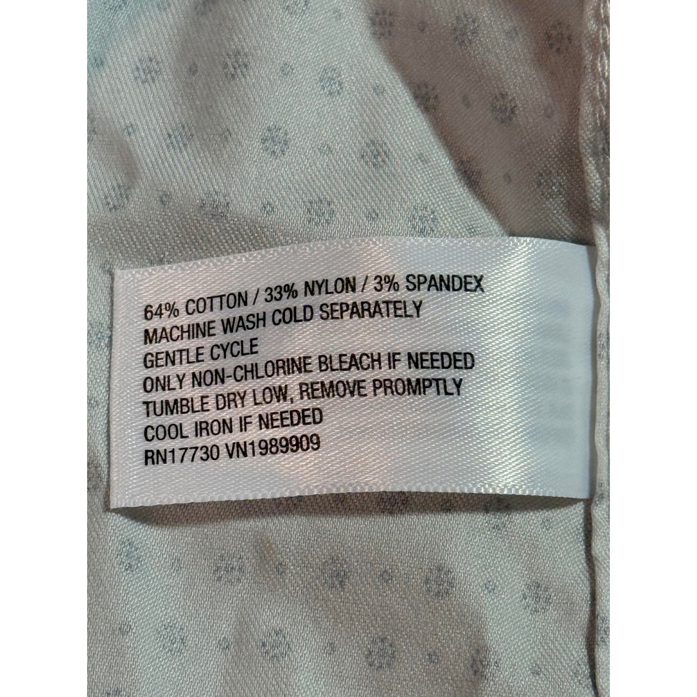 Goodfellow Mens Standard Fit Button Up Shirt Long Sleeve Blue Pattern Size‎ L - Picture 8 of 8